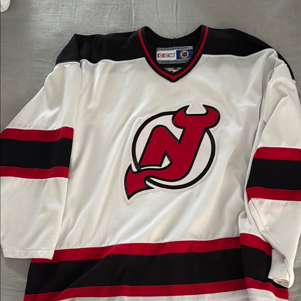 Vintage early 90s NJ Devils jersey